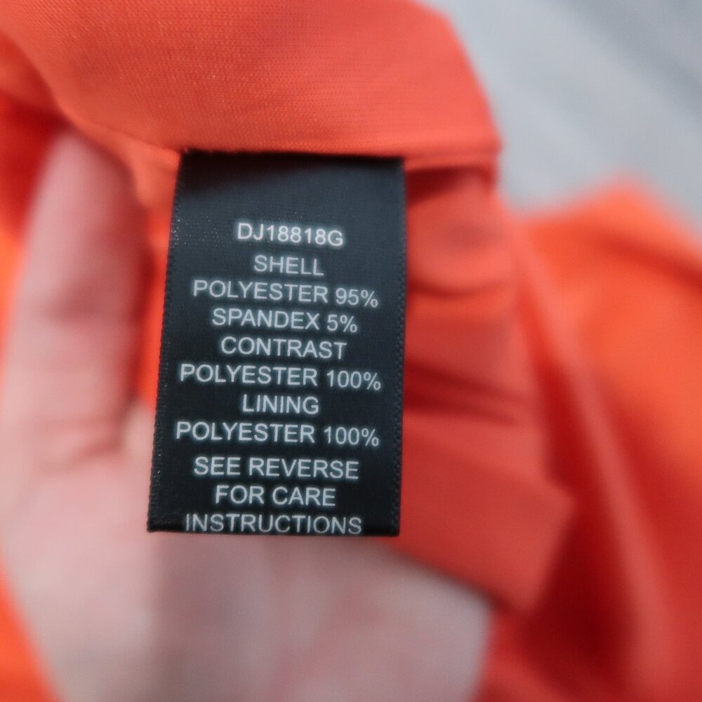 Ark & Co Dress Womens S Midi Flutter Sleeves Shift Cocktail Wedding Party Orange - Picture 9 of 14